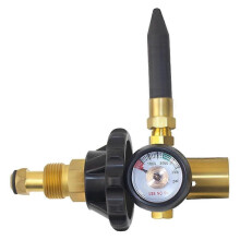 Heliumballonvuller voor latexballonnen, luchtstroomregelaar 0-3000 PSI met manometer voor CGA580-tankventiel, tankregelaar