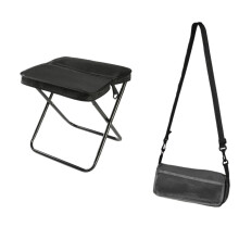 Foldable Backpack Stool Portable Lightweight Camping Chair for Hiking, Fishing & Picnics with Carry Bag