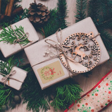 Xmas Gift Tags - Self Adhesive Stickers