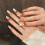 (390) Strass Katzenauge Nagelprothesen, DIY 1