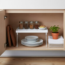 Foldable Storage Shelf for Bathroom & Kitchen