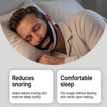 Breathable Chin Strap for Nighttime Sleep Support