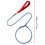 (Red Blue, 1.2M) Anti-Pull Dog Leash for Small/Large Pets (50 Char) 4