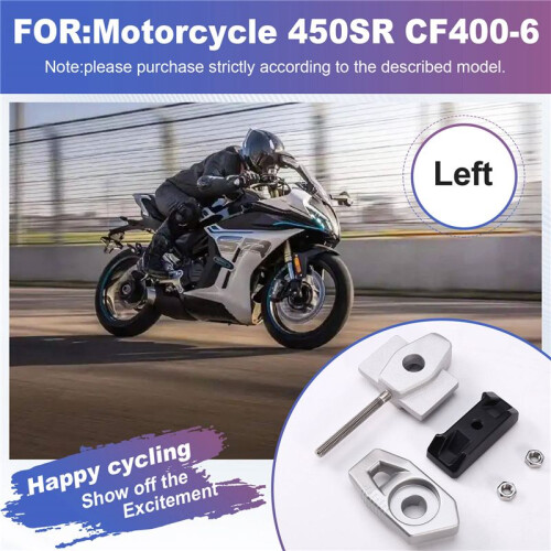Car Chain Tension Adjuster Baffle Screw Rear Pull Adjustment Block for  450SR Cf400-6 Left 1