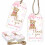 (Pink Bear, A) Bear Baby Gift Cards with Strings - Reusable 1