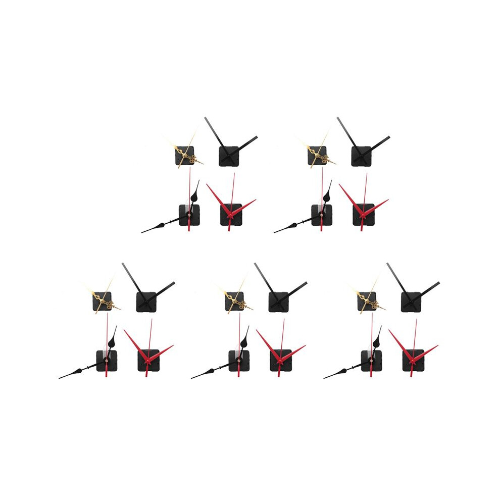 20Pcs Long Shaft Quartz Clock Movement Mechanism Motor Kit With 30 Pair Different Clock Repair Parts Replacement 6031151120662