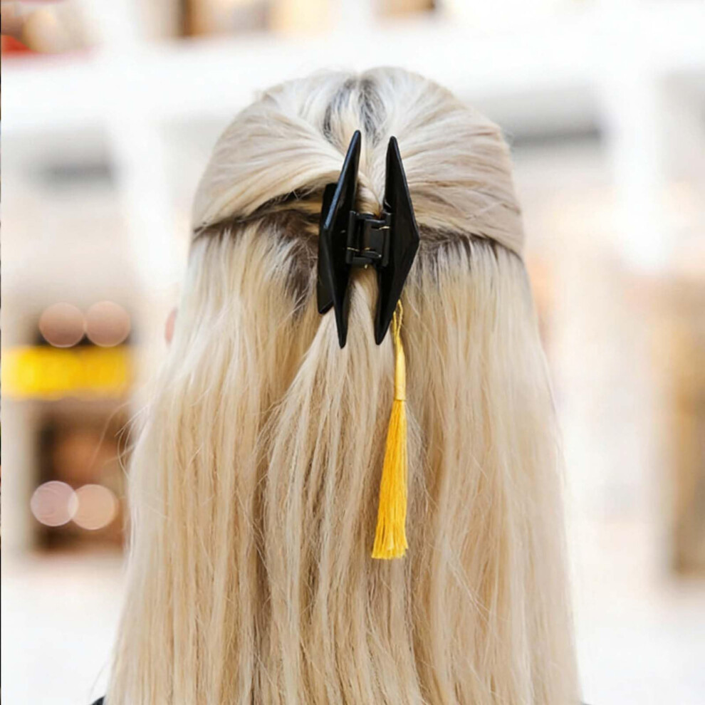 Dcph-Clothing Grad Cap Tassel Hair Clip - Secure & Lightweight