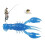(Blue) 10pcs Soft Fishing Bait - Lightweight & Visible 1