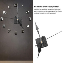 20Pcs Long Shaft Quartz Clock Movement Mechanism Motor Kit with 30 Pair Different Clock Repair Parts Replacement
