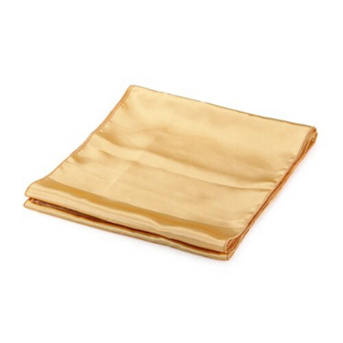 2X Runner Table Cloth Centre in Satin Gold 30 x 275 cm