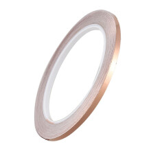 6 St 20 Meter Ledande Kopparfolieremsa på en Sida VidhäFtande Emi-Skyddande VäRmebeständig Tejp (4Mm/5Mm/6Mm)