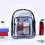 4X Heavy Duty Clear Backpack,Security Transparent School Backpack,See Through Bookbag for Work,Security Check and Travel 7