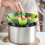 Folding Lotus Steamer Fruit and Vegetable Steamer Steamer Drain Rack 4
