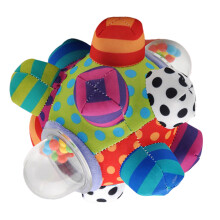 Baby Sensory Fabric Rattle Ball