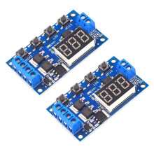 2X 12V 24V LED Light Digital Delay Timing Delay Relay Circuit Dual Mos Tube Control Board Module