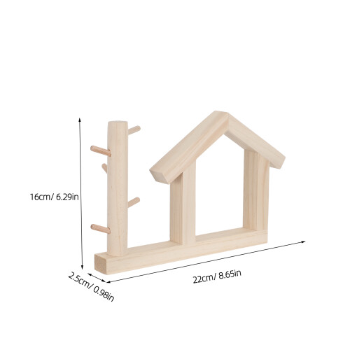 Schakelaarframe Huisvorm En Sleutelhouder, Decoratief 2