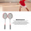 K7702 Lightweight Badminton Racket 665mm 1