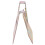 200Pcs Bronze Tone Spring Metal Car Door Panel Spire Screw U-Type Clips 6