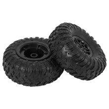 16 Pcs RC Car Tires Wheels Rims Set for MN D90 D91 RC Car Spare Parts Crawler Car Assembled Tyre for Truck Parts
