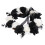 Halloween Wreath Deadwood Skull Black White35cm 3