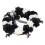 Halloween Wreath with Skull Decor in Black and White 4