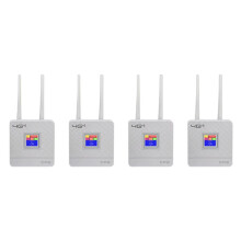 4X CPE903 LTE Home 3G 4G 2 External Antennas Wifi Modem CPE Wireless Router with RJ45 Port and SIM Card Slot US Plug