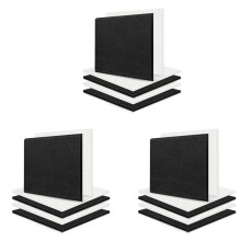 18 Pack Akustik Platten Schall Schutz Wände mit Hoher Dichte Schall Absorbierende Fliesen für Das Aufnahmestudio, Decke, Büro Usw