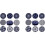 16Pcs Silicone Coaster, Drink Coaster with Holder, Coffee Coaster, Suitable for Bar, Desktop 1