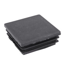 50mm x 50mm Plastic Square End Blind Plugs Cap Pipe Inserts 72Pcs