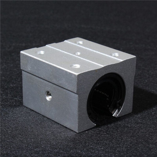 4X SBR25UU Linear  Bearing Slider Unit, 25mm Hole Diameter Linear Light Bearing Guide Rail Cylindrical 2