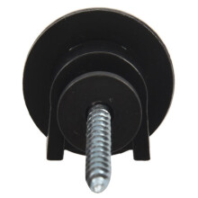 4X Der Runde Kopf, Strap Lock Fuer E-Gitarren-Bass--Schwarz