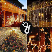 400X Christmas Light Clips - Gutter Clips for Hanging Outdoor Lights - Gutter Clips for Outside Hanging String Lights