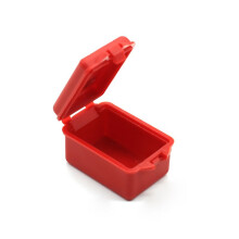 15Pcs Plastic Rc Car Storage Box Decoration Tool for  Trx4 Axial Scx10 90046 D90 1/10 Rc Crawler Accessories Red