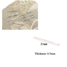 2000 Stücke Edelstahl Pins Schneiderin Pin Shirt Seide Satin Pin Decke Applique Nähen Nadel 31mm