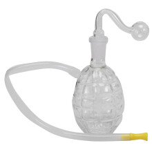 10X Bottiglia di Vetro Creativa, Bruciatori per Lampade Un Olio con Gorgogliatore di Bottiglie di Vetro