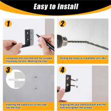 8 Pcs Jack Stands Wall Mount Organizer, Car Jack Stands Storge Rack/Hanger/Hook Wall Mount Heavy Duty Holder