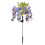 Lampada solare da giardino a forma di glicine, 74 cm, viola e rosa 1