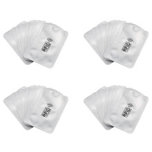 40Pzs Cubierta de Tarjeta Anti-Desmagnetizacion de Hojuela de Aluminio Bolsa de Blindaje Rfid Cepillo Antirrobo Tarjeta de Credito Nfc Protector de