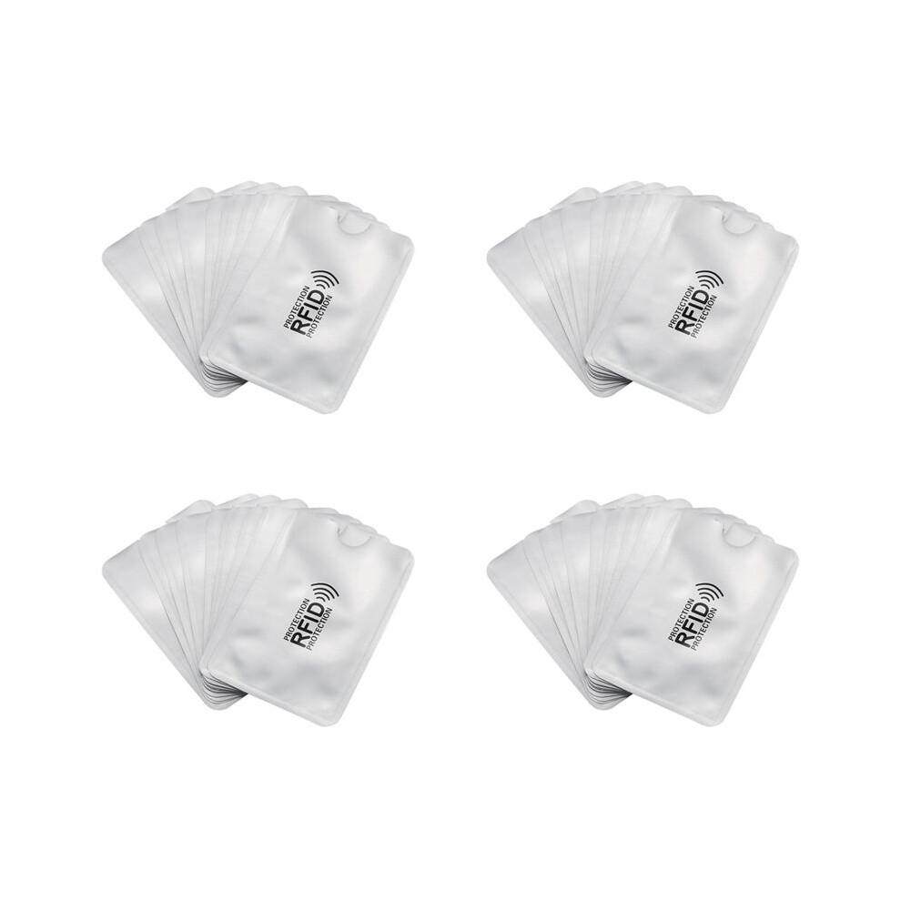 40Pcs Aluminum Foil Anti-Degaussing Card Cover Rfid Shielding Bag Nfc Credit Card Anti-Theft Brush Id Card Protector 6034149936696