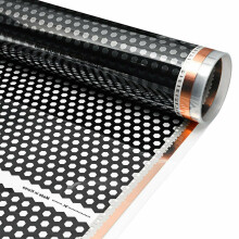 3X Plancher Chauffant 50CMx2M Honeycomb Chauffage électrique Infrarouge Plancher Chauffant Film 220V