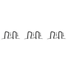 6 Pack Black Coiled Telephone Handset Cord / 1.1 Ft Coiled 6 Pack Black Extended Rotatable Telephone Phone Cord