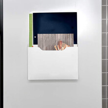 4X Magnetic File Holder - Magnetic Paper Holder, Pocket Organizer Office Supplies Storage Mail Organizer