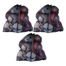 3X Große Kapazität Außen Sport Tasche Fußball Basketball Tasche Sport Aufbewahrungs Box Strahl Netz Rucksack Multi Funktions Außen Sport