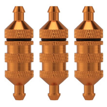 3X 1/8 1/10 RC Model Car Spare Parts Fuel Filter Nitro for HSP 02156 94122 94188,Yellow