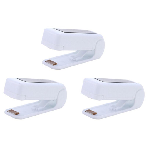 3X Sealer Plastic Package Storage Bag  Sealing Machine Handy Sticker and Seals White