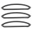 3X Bande de Garniture de Cadre de Sortie de Climatisation pour  86  BRZ 2012-20 1