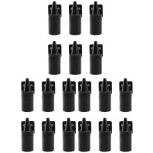 18Pcs Deer Alert for Vehicles Avoids Deer Collisions Car Deer Warning Black Ultrasonic Wildlife Warning for Auto