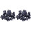 Screw Bracket Mount Saddles Bases Cable Tie Bracket 23mmx16mm 60 Units Black 1