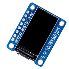 2X IPS RGB Display 0,96 Zoll 7P SPI HD 65K Voll Farb LCD Modul ST7735 Laufwerk IC 80X160 (Nicht OLED)
