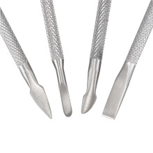 8 Pezzi Manicure Manicure Strumento Acciaio Push 8 Pezzi Set per Unghie Manicure Pedicure